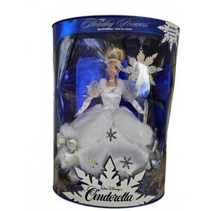1996 Disney Cinderella Barbie Doll 16090 Holiday Princess Special Edition Mattel